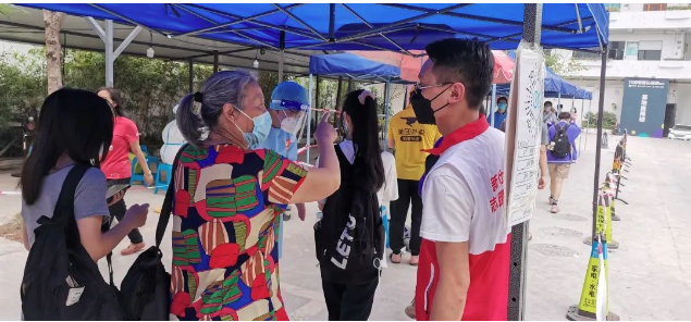 有序有愛有溫度，T.I.T雙魚文體園助力南石頭街道核酸檢測(cè)